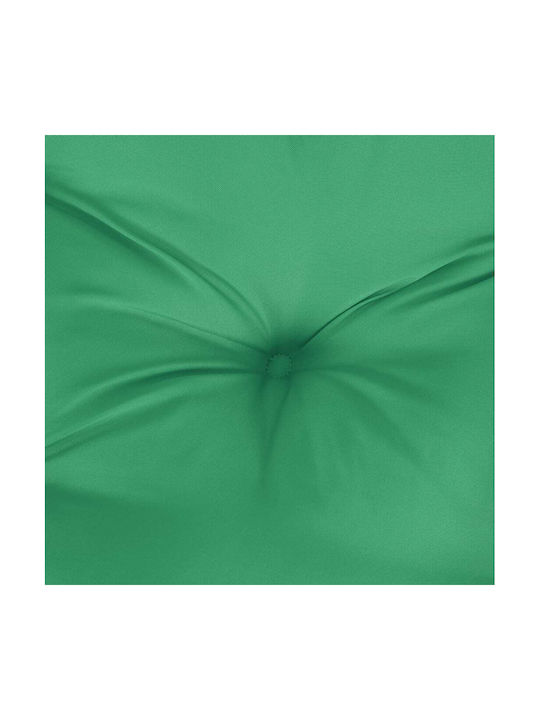 vidaXL Waterproof Bench Cushion Palette Green 6 Pieces 50x50cm