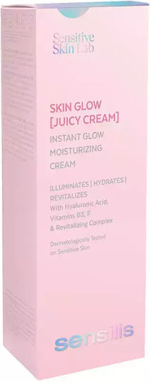 Sensilis Skin Glow [juicy] Ενυδατική Κρέμα Προσώπου Ημέρας με Υαλουρονικό Οξύ & Νιασιναμίδη 50ml