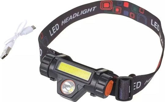 Rechargeable Headlamp LED Orange