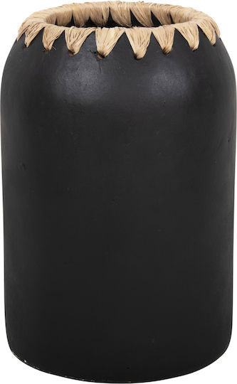 HomeMarkt Διακοσμητικό Βάζο Πήλινο Πορτοκαλί Φ21xΥ32cm