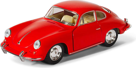 Kinsmart 1:32 Μεταλλικό 1962 Porsche 356 B Carrera 2 Κόκκινο Ανοιγόμενες Πόρτες Kt5398c