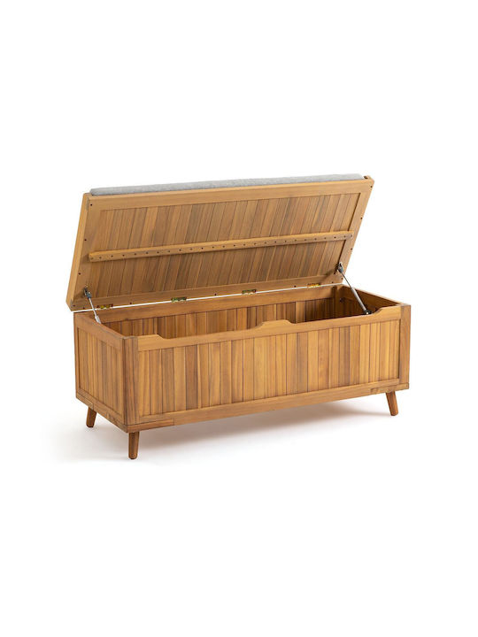 La Redoute Interieurs Cutie de depozitare pentru exterior Lemn Bej L120xW50xH50buc