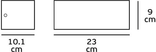 VK Lighting Στεγανό Επιτοίχιο Εξωτερικό Φωτιστικό LED 20W 23x9x10.1εκ. VK Lighting Στεγανό Επιτοίχιο Εξωτερικό Φωτιστικό LED 20W 23x9x10.1εκ.