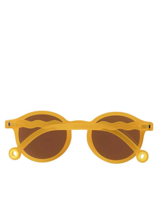 Olivio & Co Oval Kids Sunglasses with Polarized Lenses Yellow for 5-12 Years