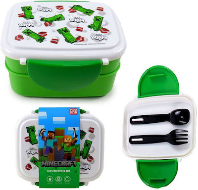 Minecraft Plastic Kids' Lunch Set Minecraft Multicolour x x 9pcs