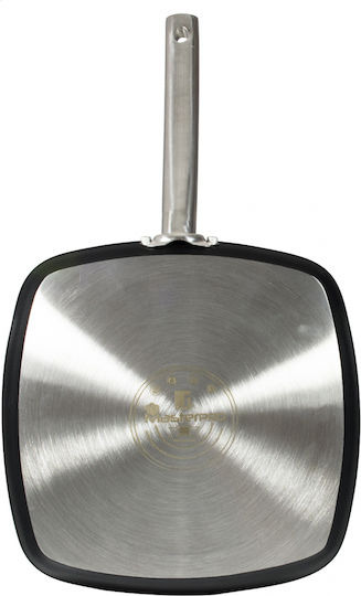 Bergner Masterpro Aluminiumpfanne mit Deckel mit Steinbeschichtung 28cm
