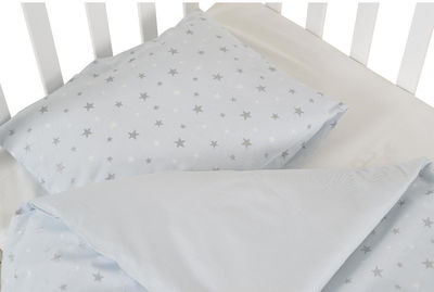 Cangaroo Baby Crib Bedding Set Nook Blue Stars 3pcs Blue 111380