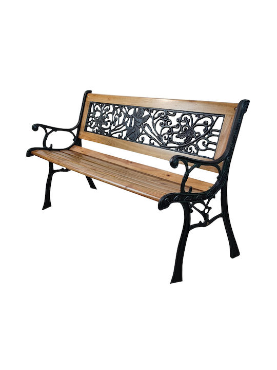 Bench Outdoor Wooden 126x58x75cm