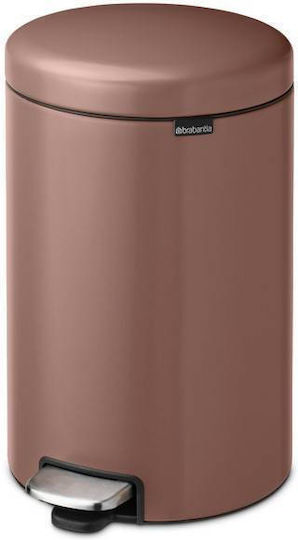 Brabantia Coș De Gunoi NewIcon Cu Pedală Metalic Maro 20lt