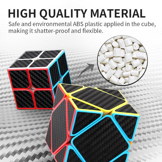 Set Cuburi Mei Long 4 Moyu Fiber Abnormity Moyu Puzzle