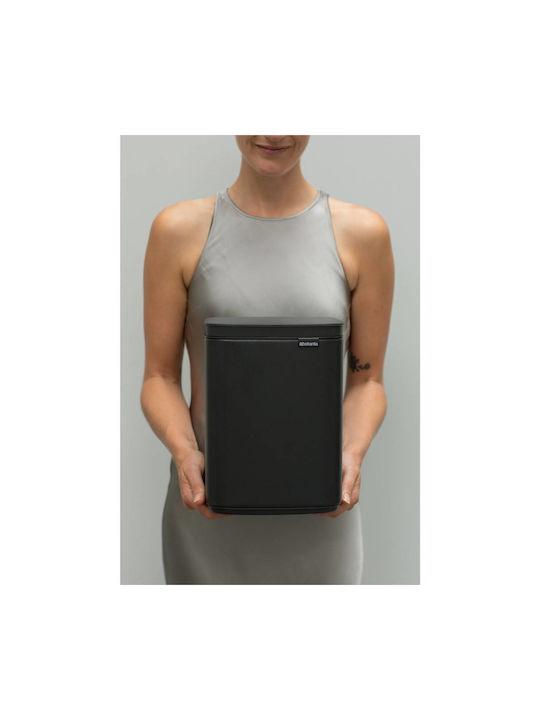 Brabantia Κάδος Απορριμμάτων Πλαστικός Γκρι 4lt
