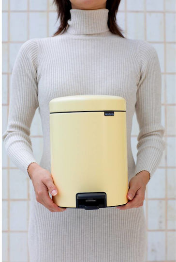 Brabantia Brabantia NewIcon Pedal Waste Bin Plastic with Pedal Yellow 12lt