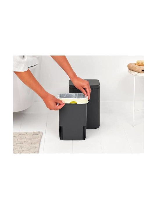 Brabantia Κάδος Απορριμμάτων Πλαστικός Γκρι 4lt