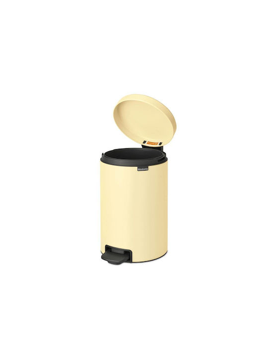 Brabantia Brabantia NewIcon Pedal Waste Bin Plastic with Pedal Yellow 12lt