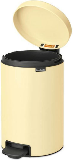 Brabantia Brabantia NewIcon Pedal Waste Bin Plastic with Pedal Yellow 12lt
