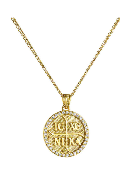 14k Gold Double-Sided Petratto Constantinato Charm