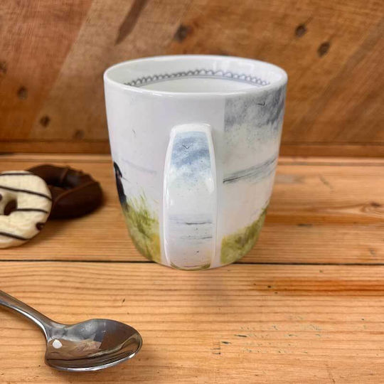Alex Clark Κούπα από Πορσελάνη Πολύχρωμη 400ml
