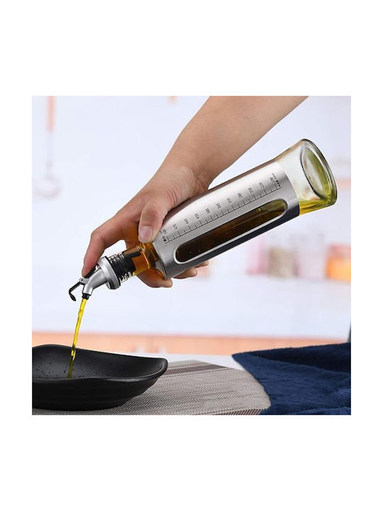 Bottle Dispenser Oil Can Glass with Flow 500ml