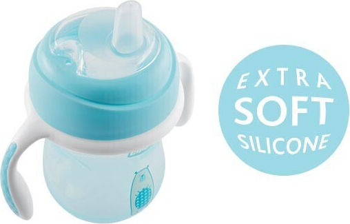Chicco Transition Cup Educational Sippy Cup Silicone with Handles Green for 4m+m+ 200ml