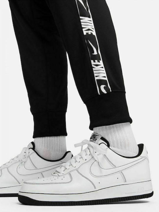 Sportswear Sweatpants Glossy with Elastic Black