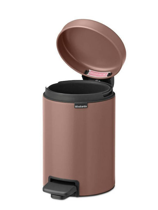Brabantia Newicon Metallic Bathroom Basket 3lt Brown