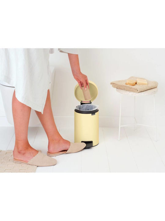 Brabantia Newicon Καλαθάκι Μπάνιου 3lt Κίτρινο