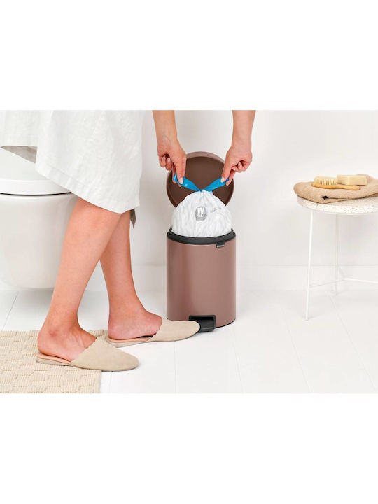 Brabantia Newicon Metallic Bathroom Basket 5lt Brown