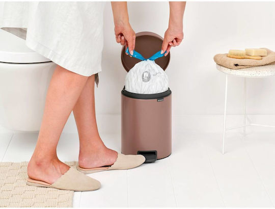 Brabantia Newicon Metallic Bathroom Basket 5lt Brown