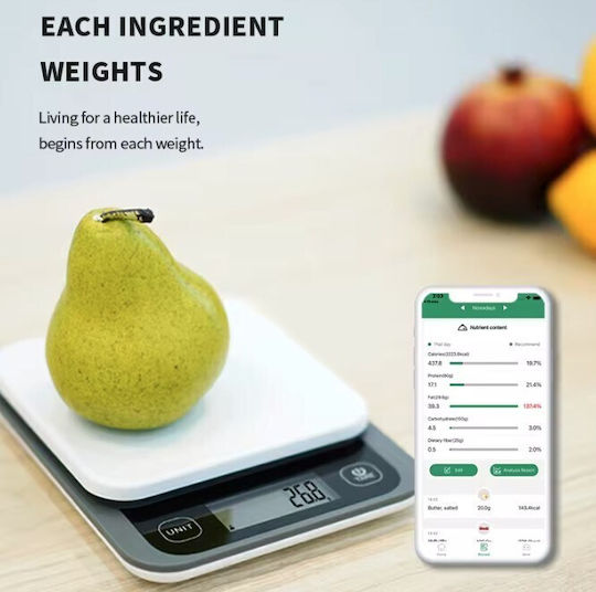 Aoke Digital Kitchen Scale White