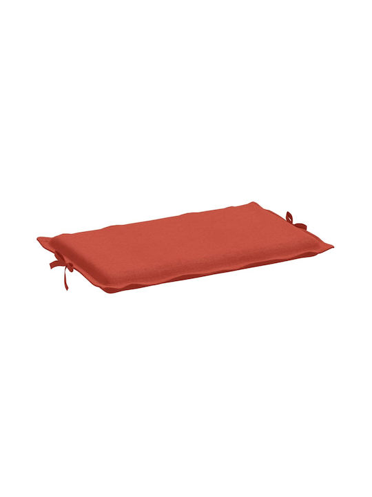 vidaXL Gartenstuhlkissen Mit Rückenlehne Rotes 58x186cm
