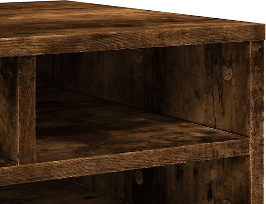 Table Stand Printer Stand Smoked Oak 49x40x22.5 cm Treated Wood 840594