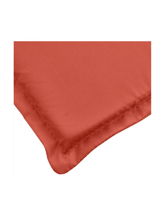 vidaXL Pernă pentru Scaun de Grădină cu Spate Roșu 4buc 50x100cm. 4002464