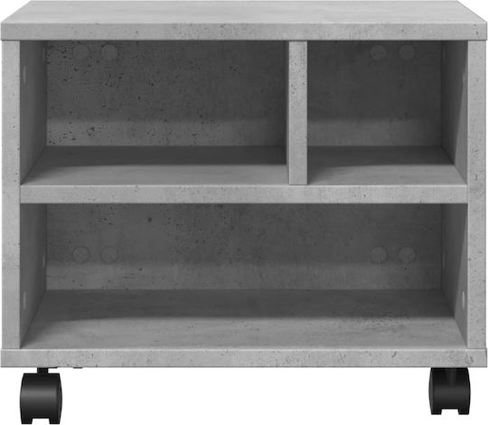 Stand with Casters Printer Base with Grey Wheels Dog. 41x32x34,5 cm 840614