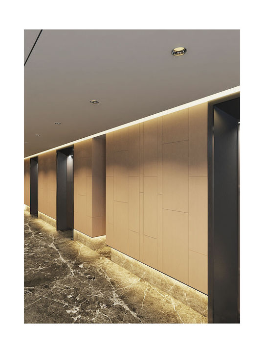VK Lighting Σποτ Οροφής Εξωτερικού Χώρου με Ενσωματωμένο LED σε Λευκό Χρώμα 64174-025776