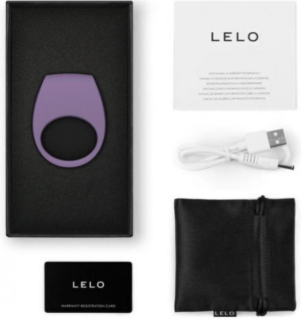 Lelo Tor 3 Δονούμενο Δαχτυλίδι Πέους Σιλικόνης Violet Dusk D-234478