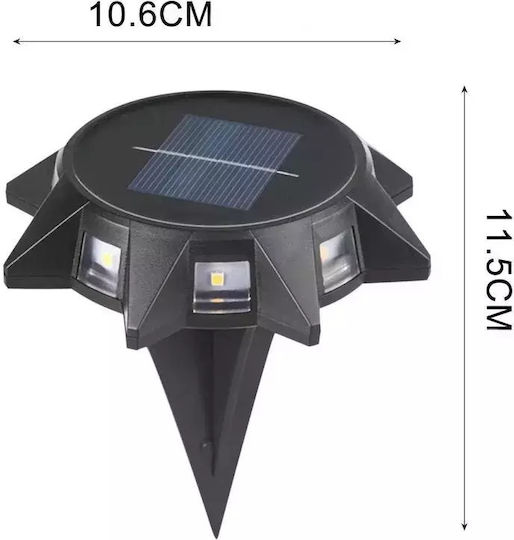 Spiked Solar Light Cold White with Photocell