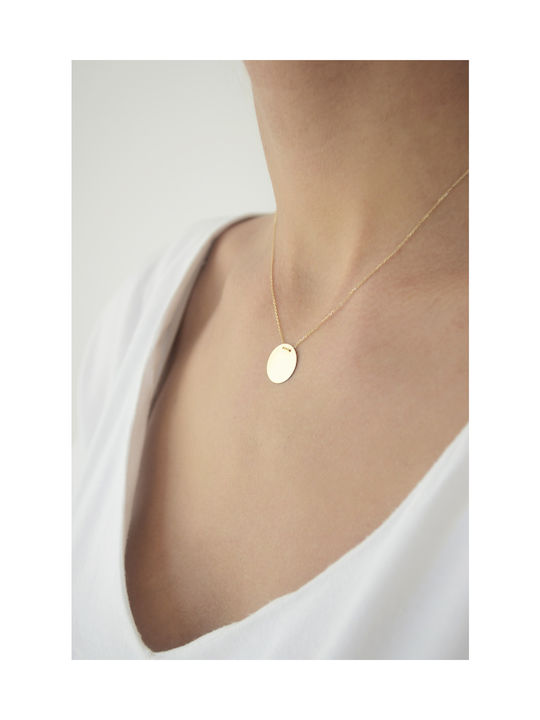 Kritsimis Shiny You Necklace from Gold 14K