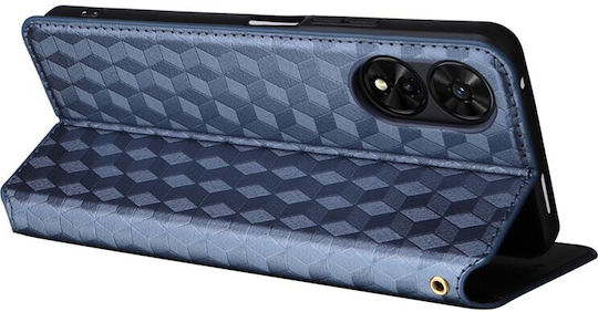 Imprinted Rhombus Buchen Sie Blau (TCL 50 5G)