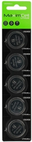 Maximcell Батерии Литий За часовници CR2450 3V 5бр