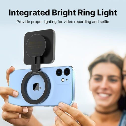 Ulanzi Lt010 Smartphone Magsafe Selfie Flip Light Selfie Flash σε Λευκό χρώμα