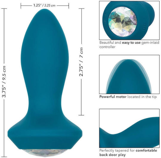 Boss Of Toys Anal Plug mit Vibration Blau
