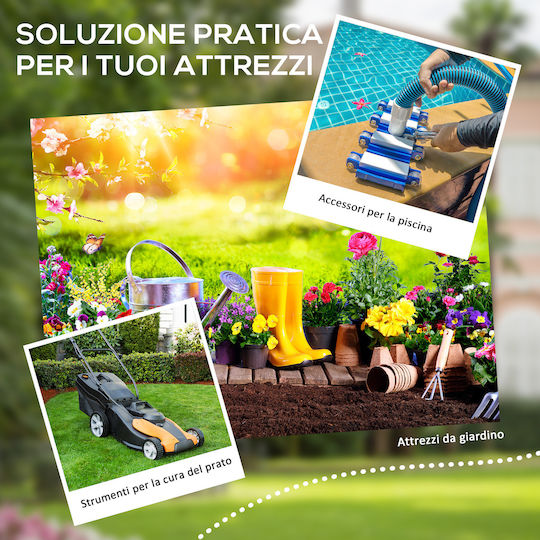 Depozit De Grădină Din Plastic L1,51xLățime0,92xÎnălțime1,93m