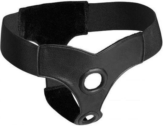 Strap U Penetration Harness με Διπλό Dildo σε Μωβ Χρώμα
