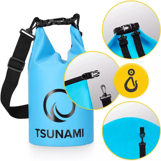 4FIZJO Tsunami Στεγανός Σάκος 5lt Μπλε