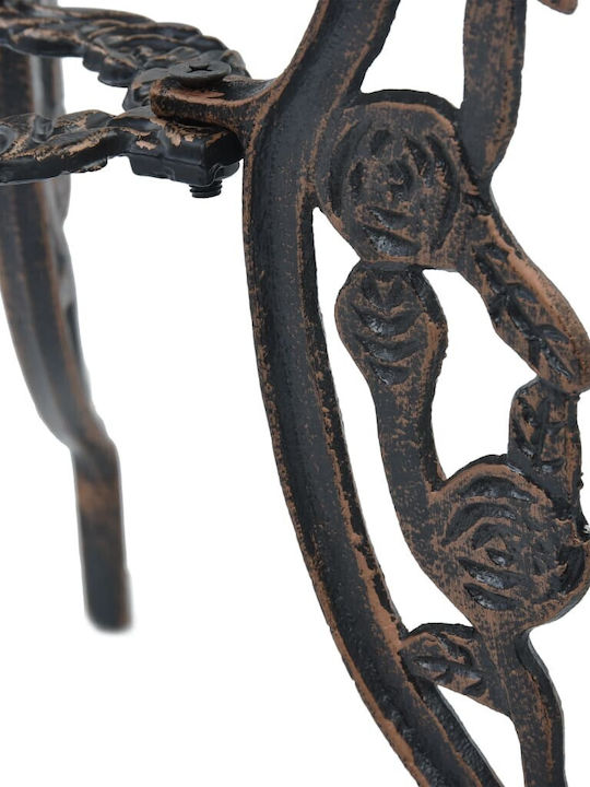 Garten- und Outdoor-Möbelsets für kleinen Raum 3 Stück Bronze