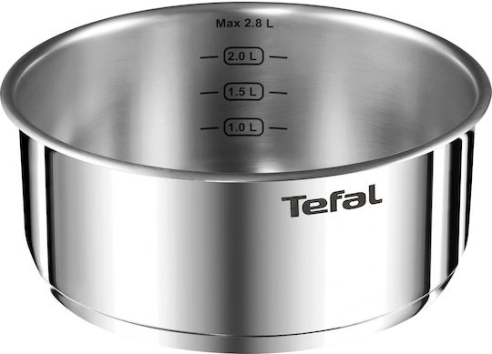 Tefal Ingenio Emotion Комплект Съдове За Готвене От Неръждаема Стомана Сребрист С Незалепващо Покритие 4 Части