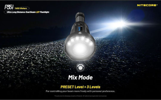 NiteCore Lumină de lucru și de sit, cu baterie Lanternă de Cap LED IP68 cu Luminozitate Maximă 3000lm Precise