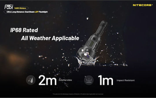 NiteCore Lumină de lucru și de sit, cu baterie Lanternă de Cap LED IP68 cu Luminozitate Maximă 3000lm Precise