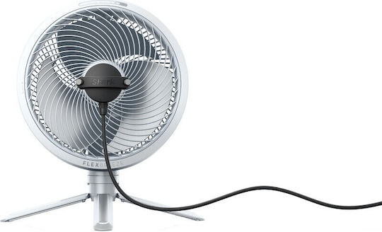 Shark Pedestal Fan 36W With Remote Control White