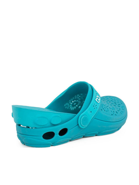Boaonda Damen Anatomisch Clogs Türkis
